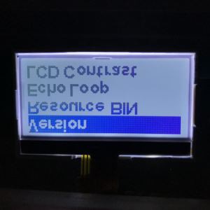 LCD lääketieteelliselle elektroniikalle