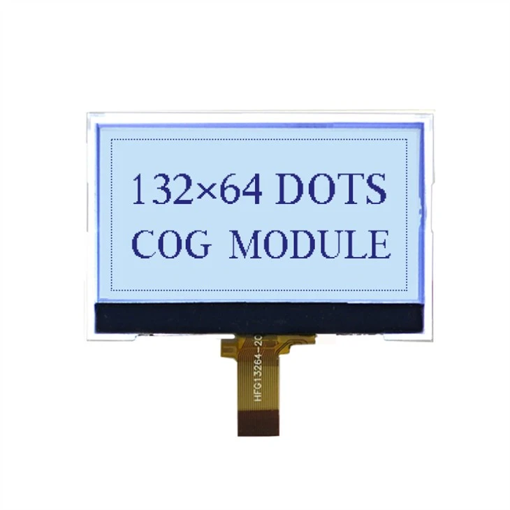 Rikasta 132x64 -resoluution graafinen LCD -näyttö
