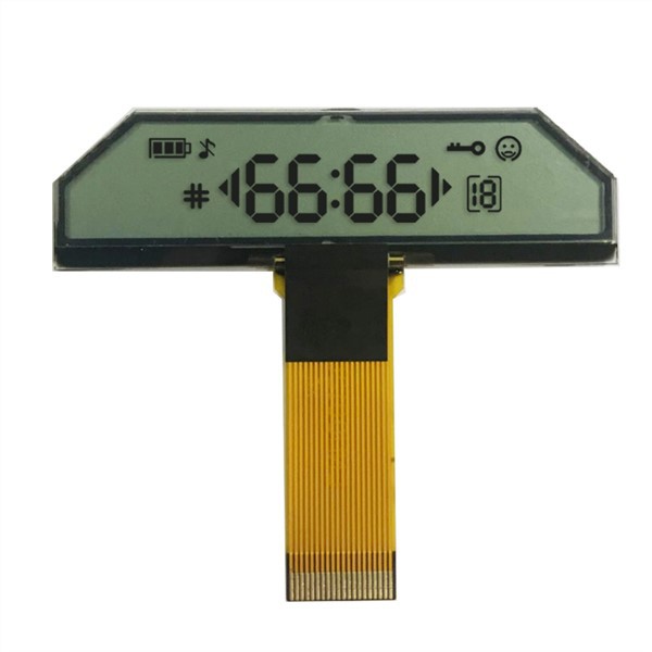 Mukautettu kokoinen TN-segmentin LCD-näyttö FPC Digital LCD